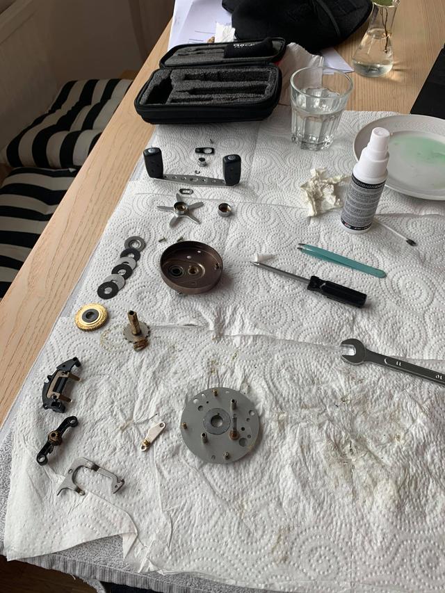 Ambassadeur 5601c in pieces